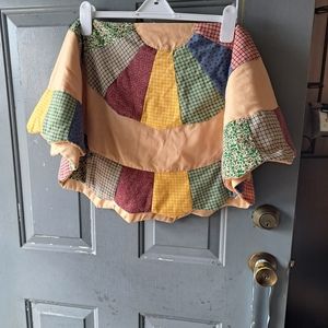 Quilted Patchwork Table Topper Or Christmas Tree Rug